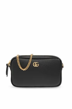 Gucci CZARNY Torba na ramię ‘GG Marmont Mini’