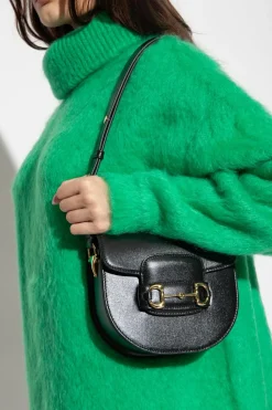 Gucci CZARNY Torba na ramię ‘1955 Horsebit’