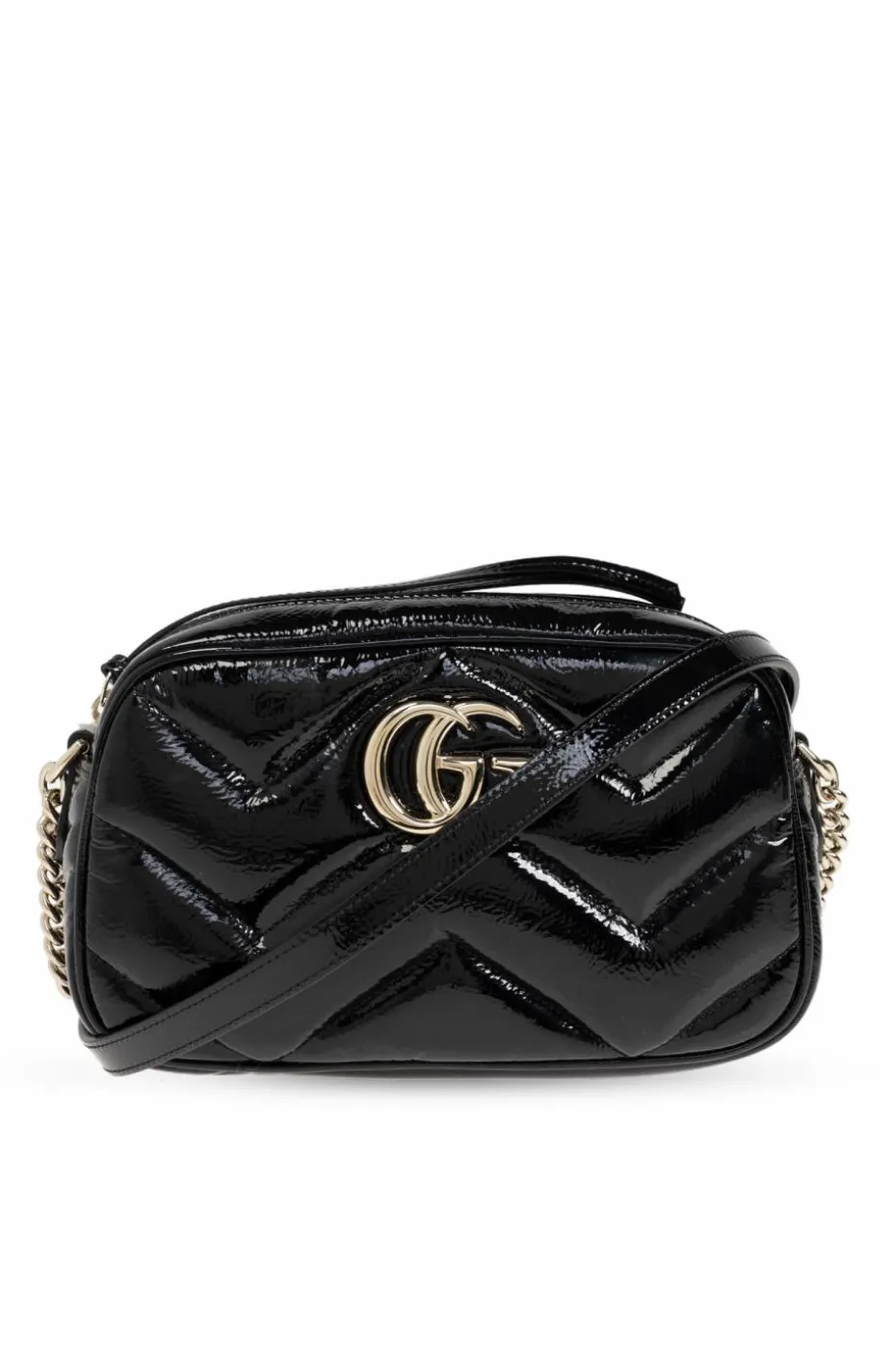 Gucci CZARNY Torba na ramię `Small GG Marmont`