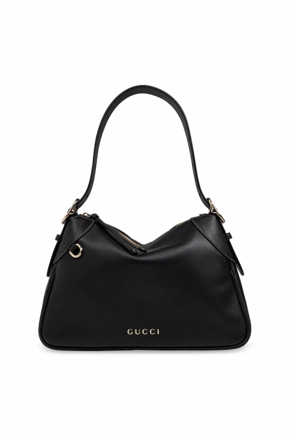 Gucci CZARNY Torba na ramię `GG Emblem Medium`