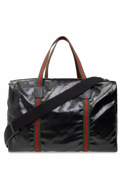 Gucci CZARNY Torba podręczna ‘Duffle Maxi’
