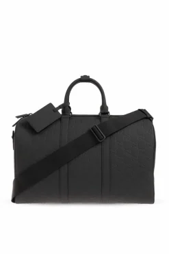 Gucci CZARNY Torba podręczna ‘Duffle Medium’