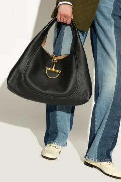 Gucci CZARNY Torba 'Softbit Maxi`