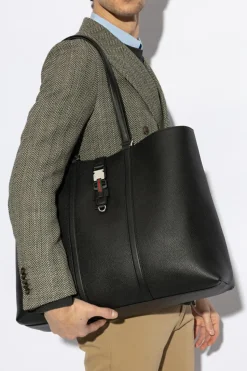 Gucci CZARNY Torba 'Tote Large`