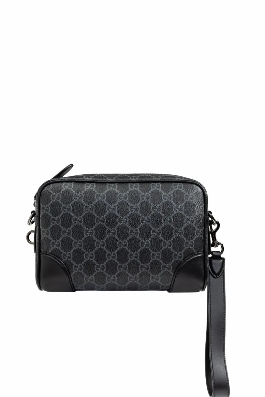 Gucci CZARNY Torba z płótna `GG Supreme`
