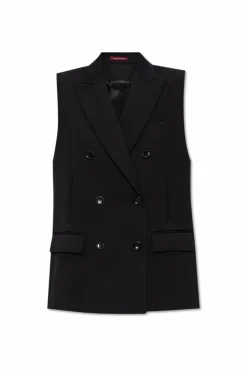 Gucci CZARNY Wełniana kamizelka