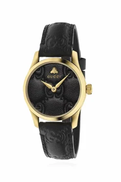 Gucci CZARNY Zegarek 'G-Timeless'