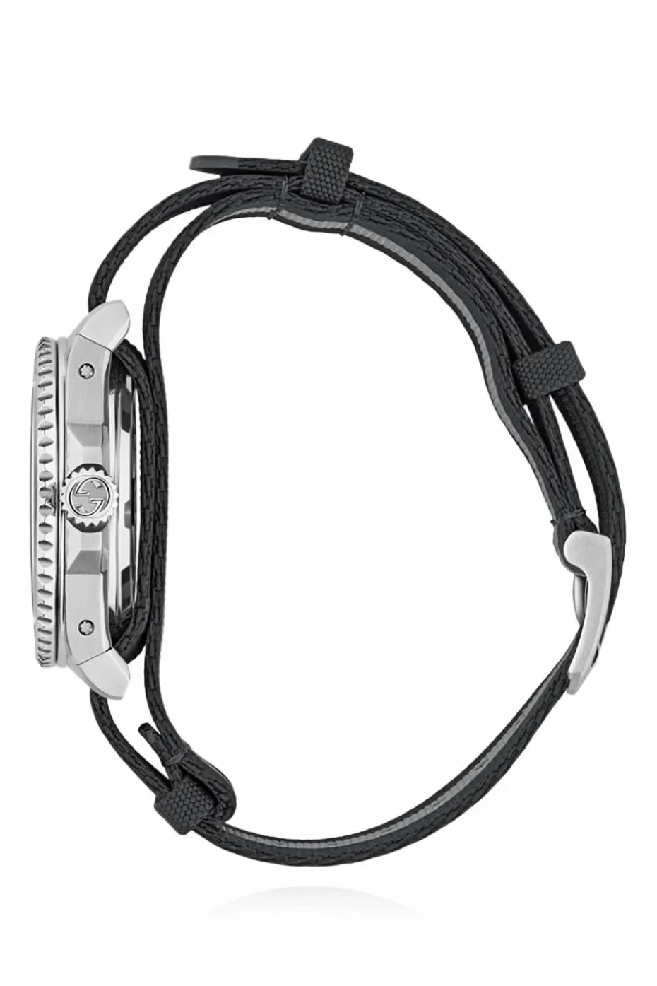 Gucci CZARNY Zegarek z logo