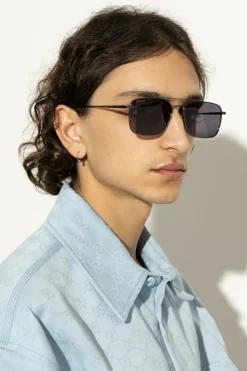 Gucci FIOLETOWY Okulary przeciwsłoneczne