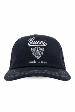 Gucci GRANATOWY Czapka z daszkiem