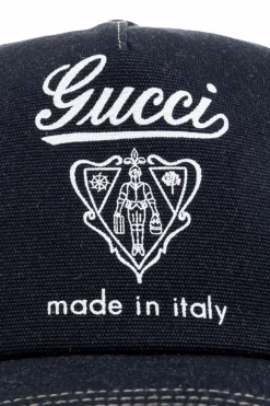 Gucci GRANATOWY Czapka z daszkiem