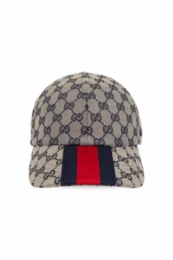 Gucci GRANATOWY Czapka z daszkiem