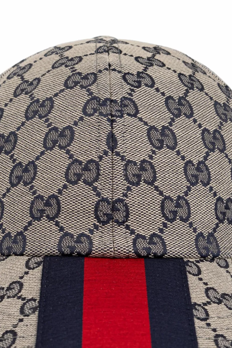 Gucci GRANATOWY Czapka z daszkiem