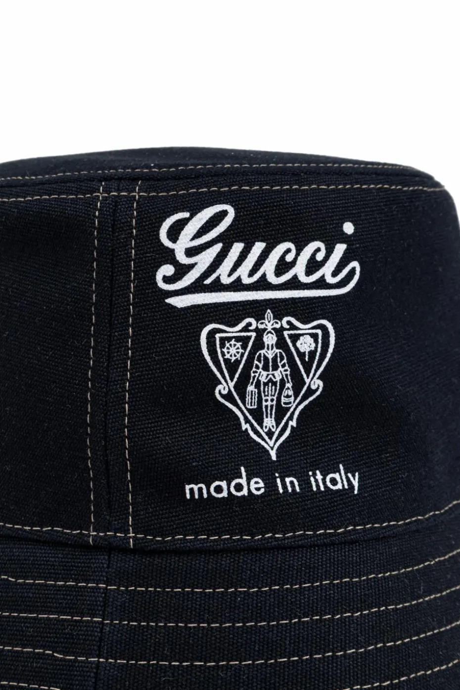 Gucci GRANATOWY Kapelusz z logo