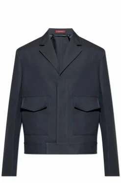 Gucci GRANATOWY Kurtka z wypukłym logo