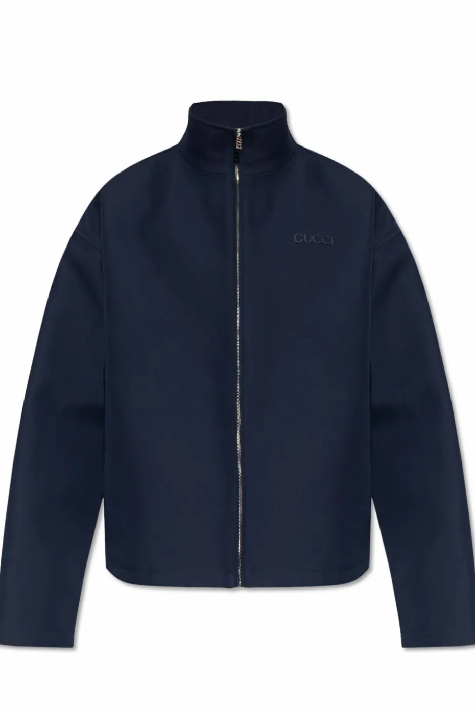 Gucci GRANATOWY Kurtka z logo