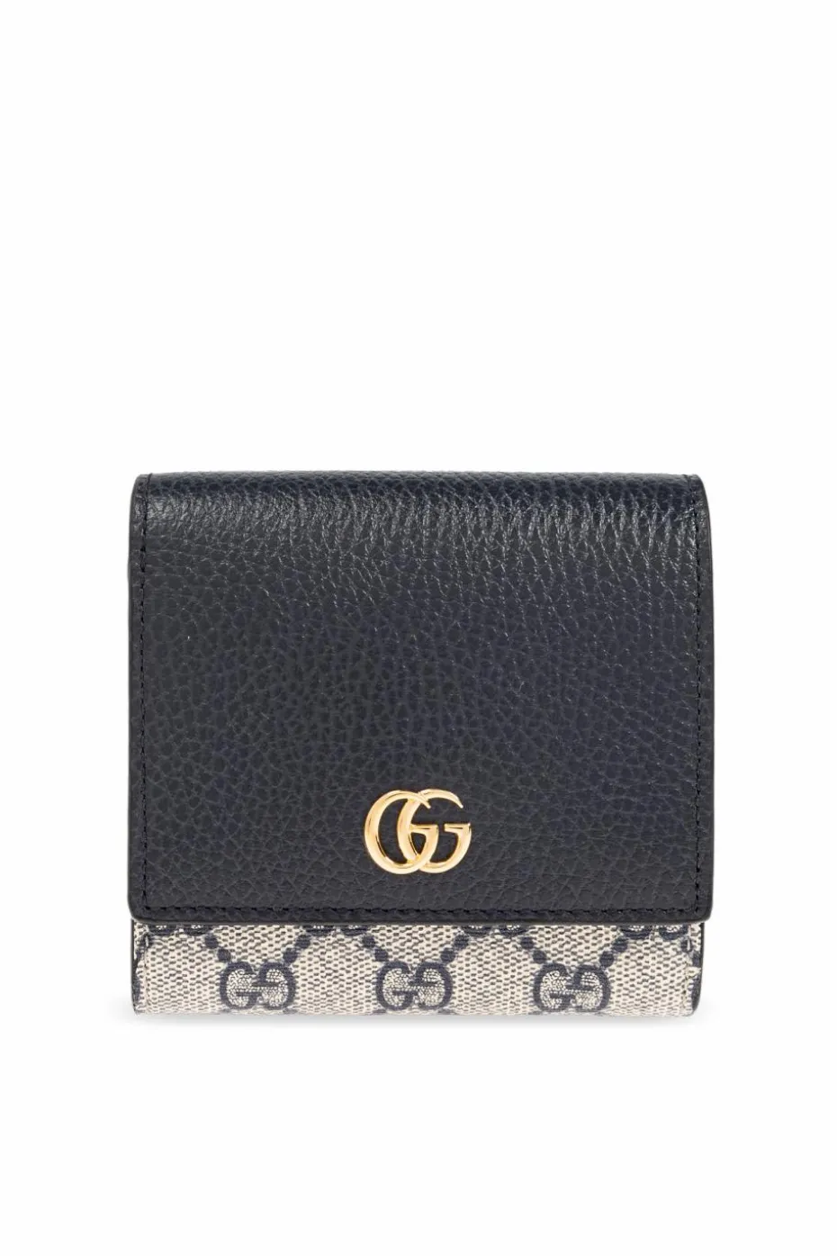 Gucci GRANATOWY Portfel z logo