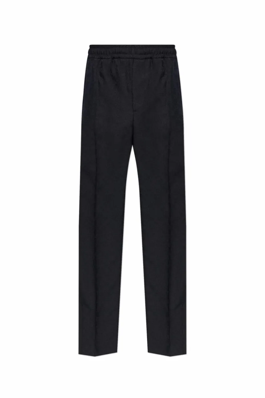Gucci GRANATOWY Spodnie z monogramem