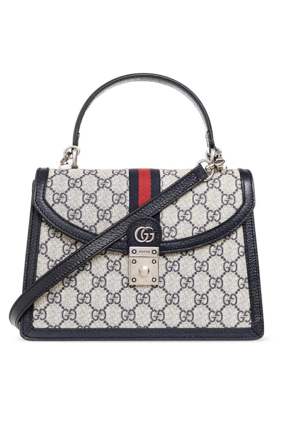 Gucci GRANATOWY Torba na ramię ‘Ophidia Small’