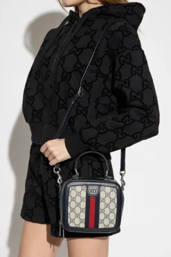Gucci GRANATOWY Torba na ramię ‘Ophidia’