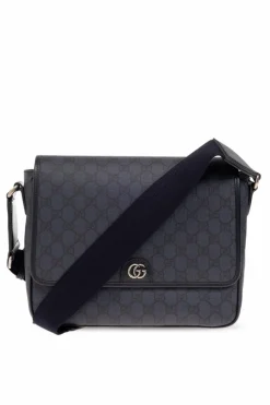 Gucci GRANATOWY Torba na ramię ‘Ophidia Medium’