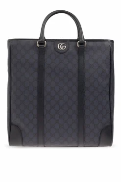 Gucci GRANATOWY Torba ‘Ophidia Medium’ typu ‘shopper’