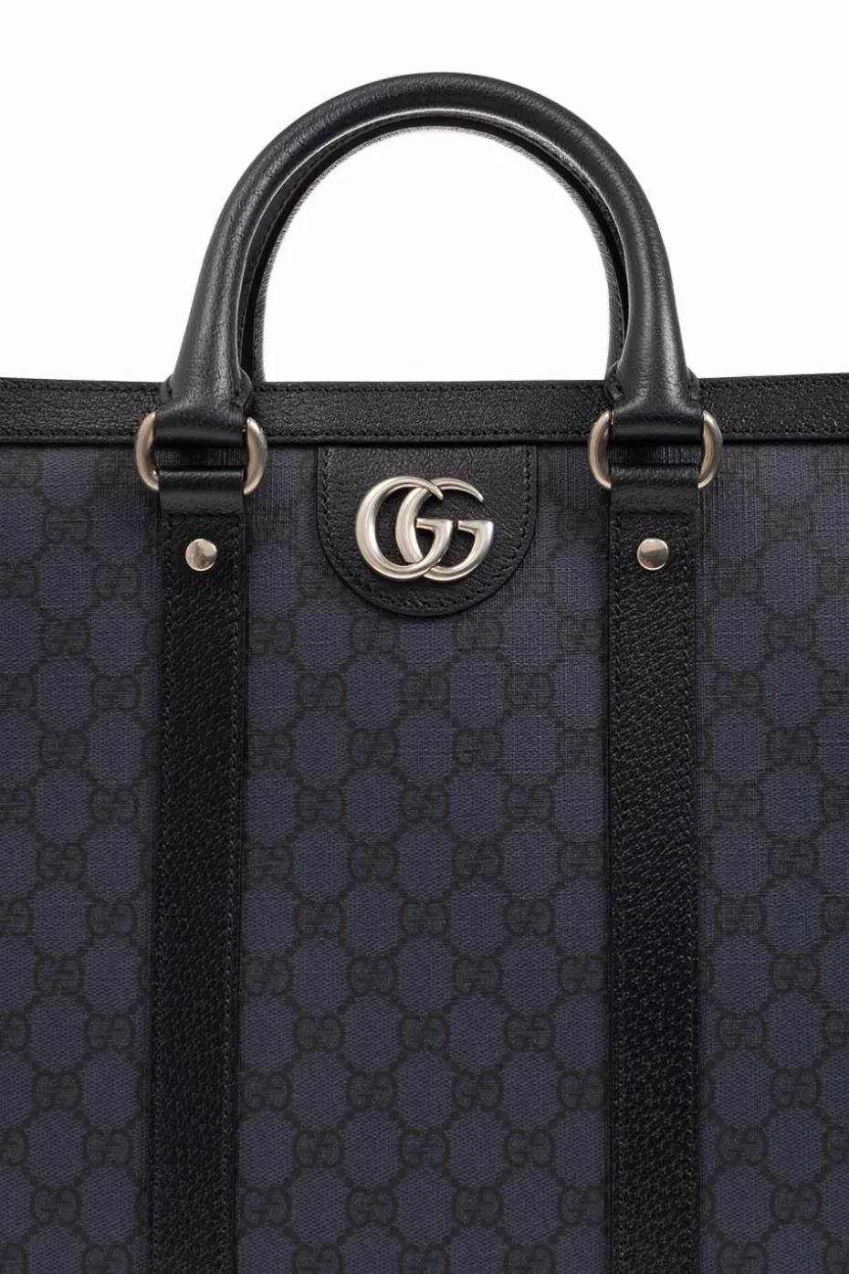 Gucci GRANATOWY Torba ‘Ophidia Large’ typu ‘shopper’
