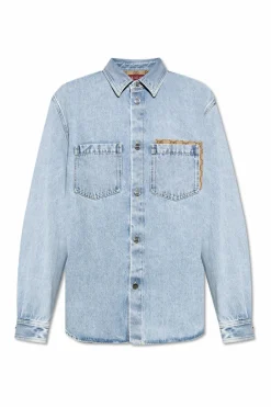 Gucci jasnoniebieski Jeansowa koszula