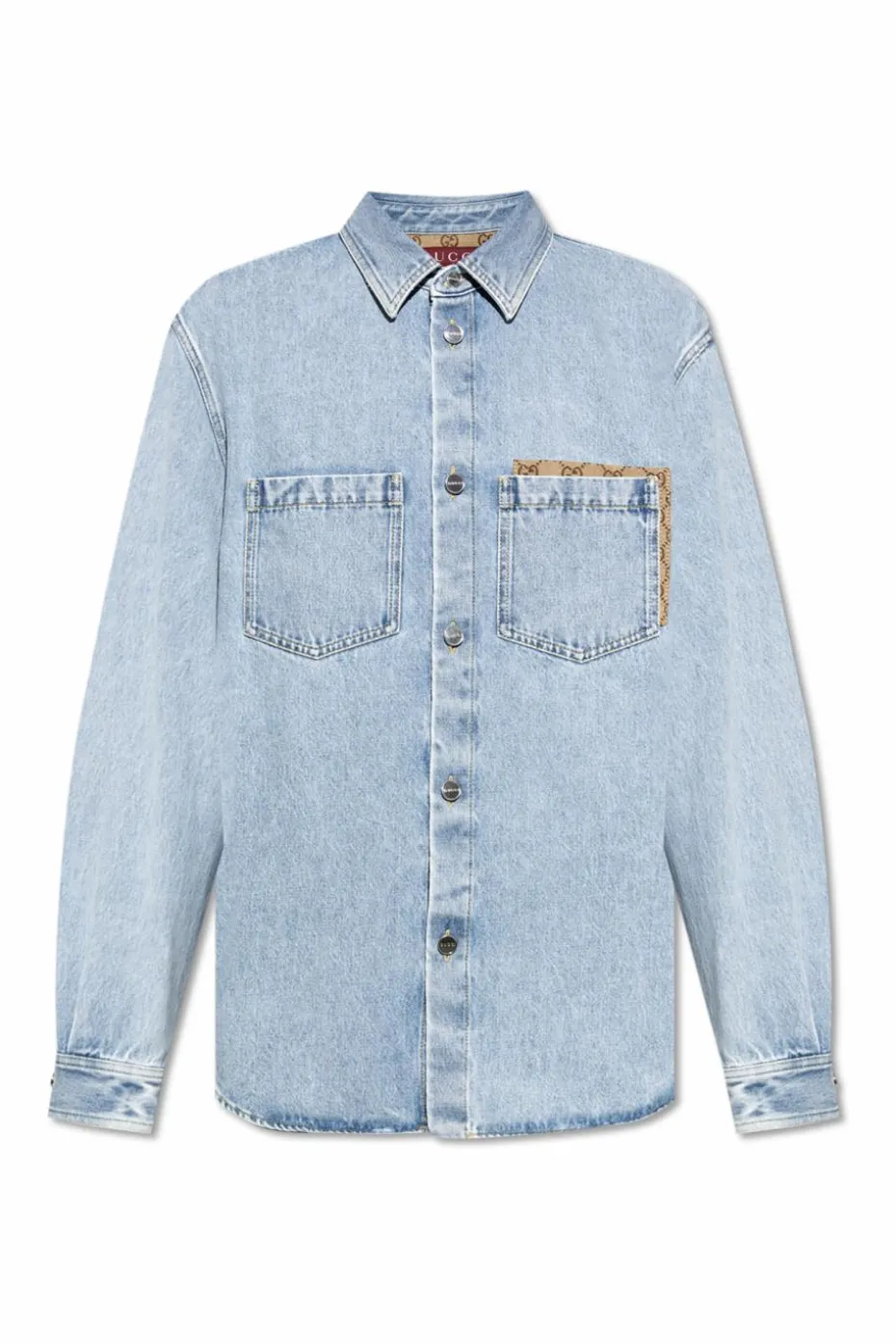 Gucci jasnoniebieski Jeansowa koszula