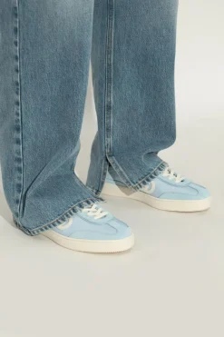 Gucci jasnoniebieski Sznurowane buty sportowe