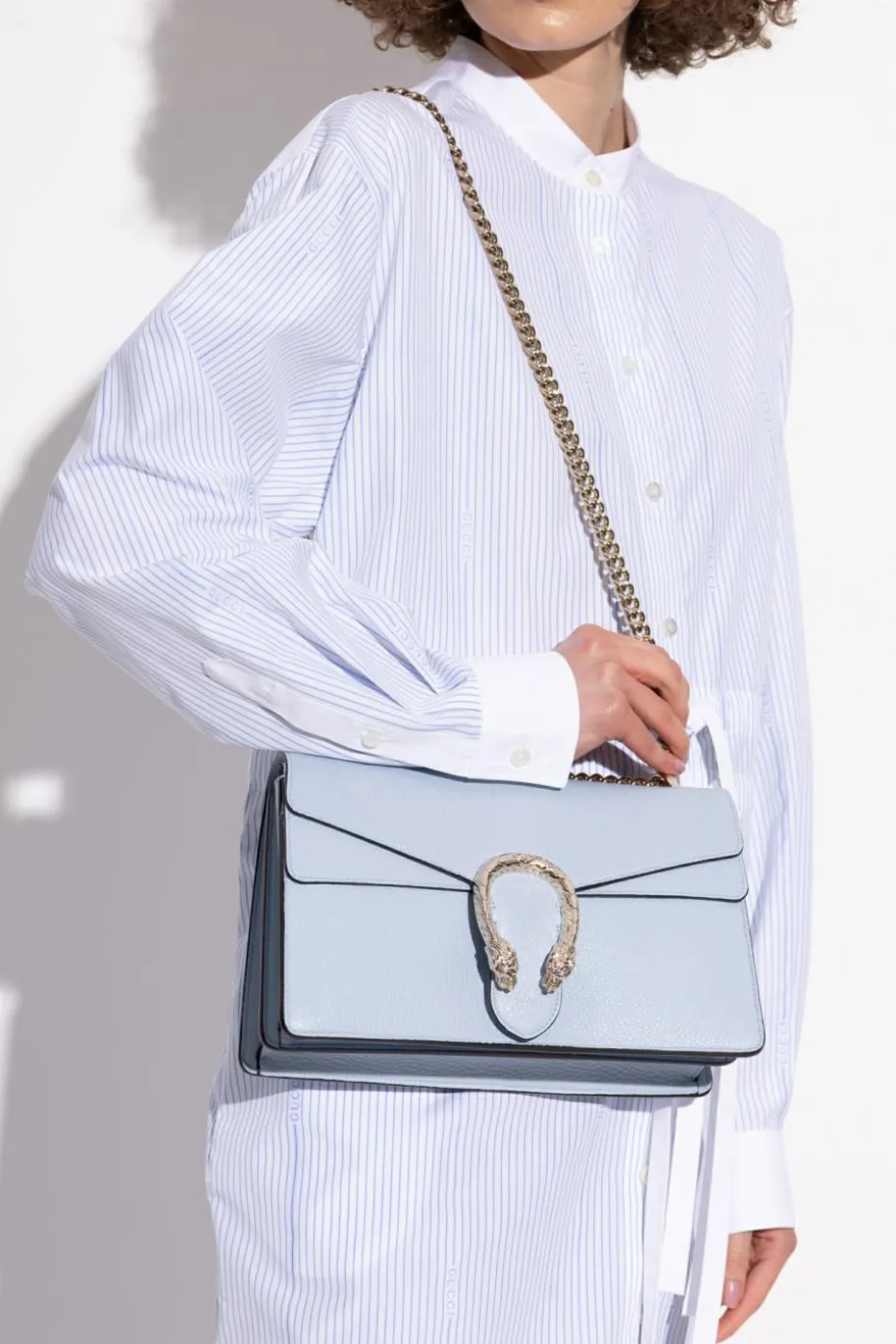 Gucci jasnoniebieski Torba na ramię `Dionysus Medium`