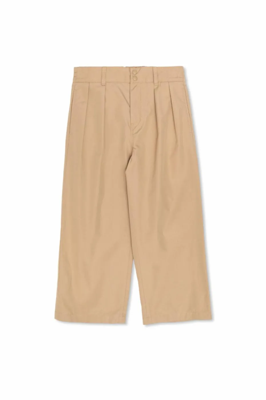 Gucci Kids beżowy Bawełniane spodnie