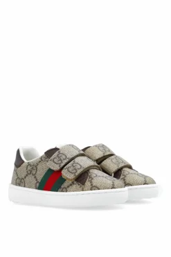 Gucci Kids beżowy Buty sportowe z monogramem