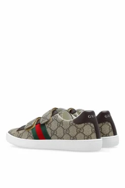 Gucci Kids beżowy Buty sportowe z monogramem
