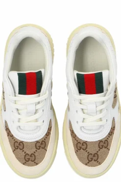Gucci Kids beżowy Buty sportowe z logo