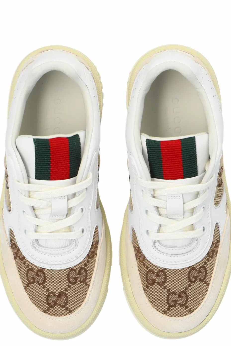 Gucci Kids beżowy Buty sportowe z logo
