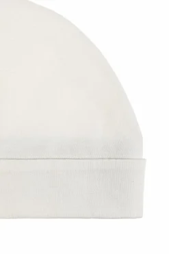 Gucci Kids BIAŁY Bawełniana czapka z nadrukowanym logo