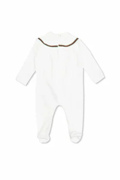 Gucci Kids BIAŁY Bawełniane body
