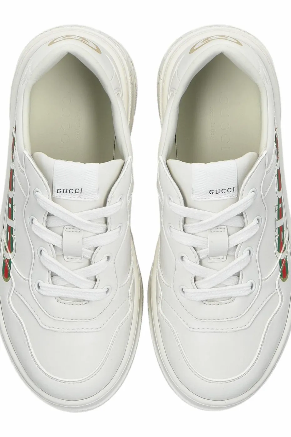 Gucci Kids BIAŁY Buty sportowe z logo