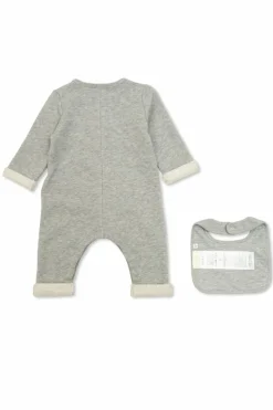 Gucci Kids BIAŁY Komplet: pajacyk niemowlęcy i śliniak