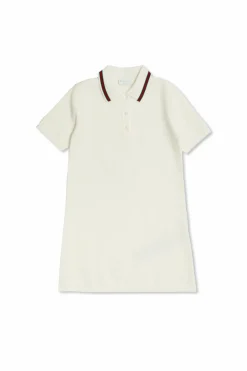 Gucci Kids BIAŁY Sukienka z kołnierzem
