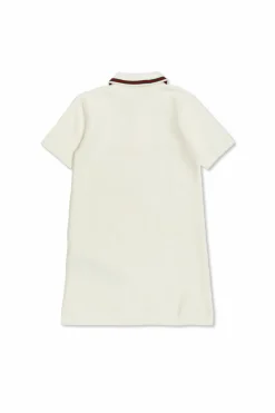 Gucci Kids BIAŁY Sukienka z kołnierzem