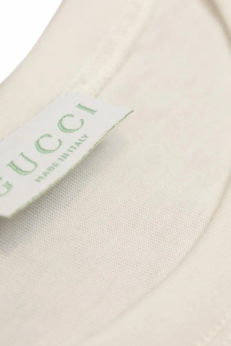 Gucci Kids BIAŁY T-shirt z nadrukowanym logo