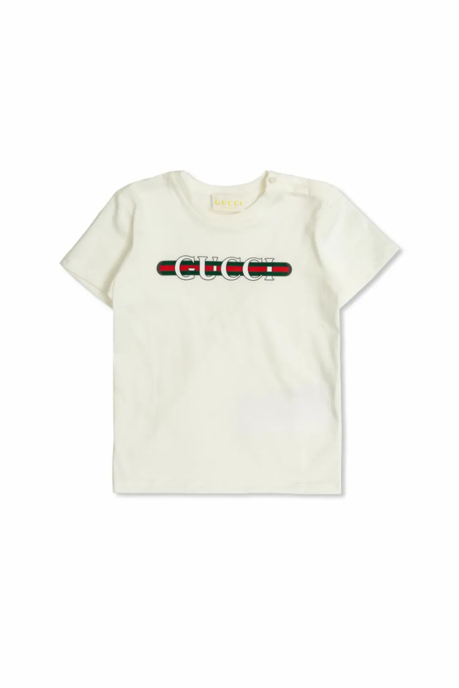 Gucci Kids BIAŁY T-shirt z logo
