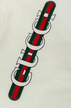 Gucci Kids BIAŁY T-shirt z logo