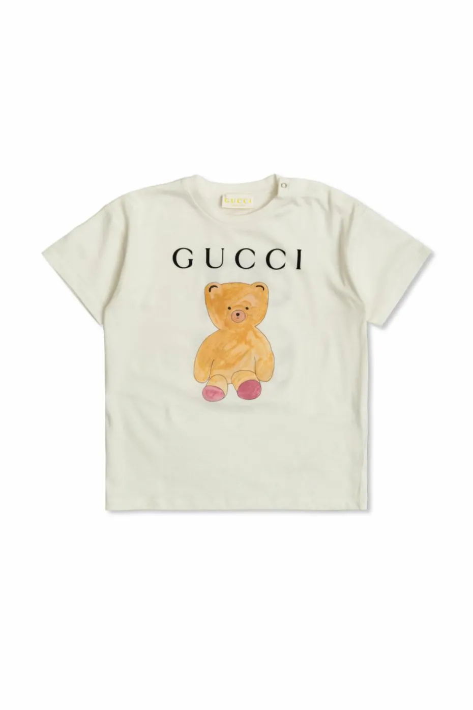 Gucci Kids BIAŁY T-shirt z nadrukiem