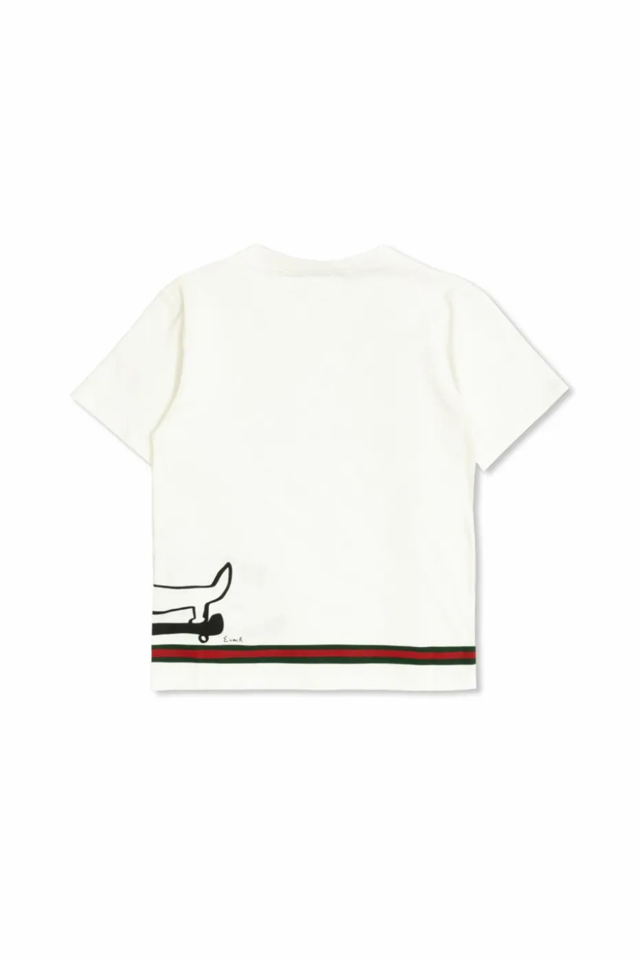 Gucci Kids BIAŁY T-shirt z nadrukiem