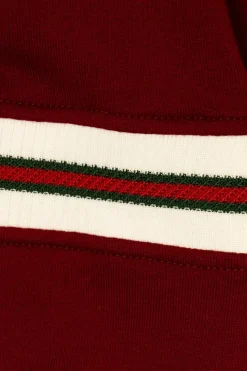 Gucci Kids BORDO Bluza z kapturem