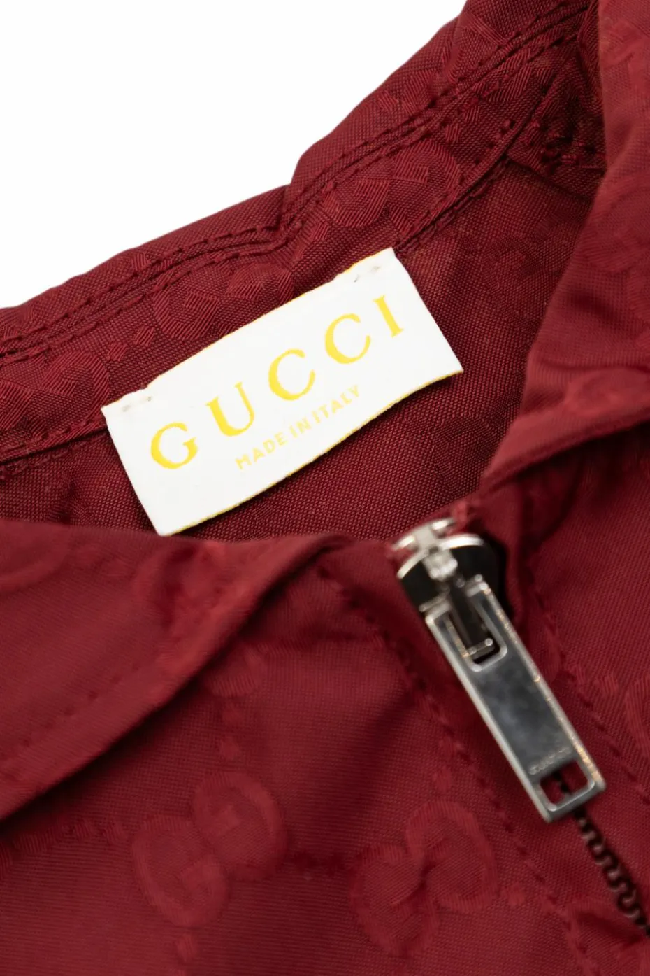Gucci Kids BORDO Kurtka ze wzorem `GG