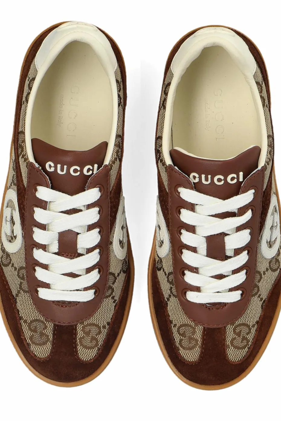 Gucci Kids BRĄZOWY Buty sportowe `G74`